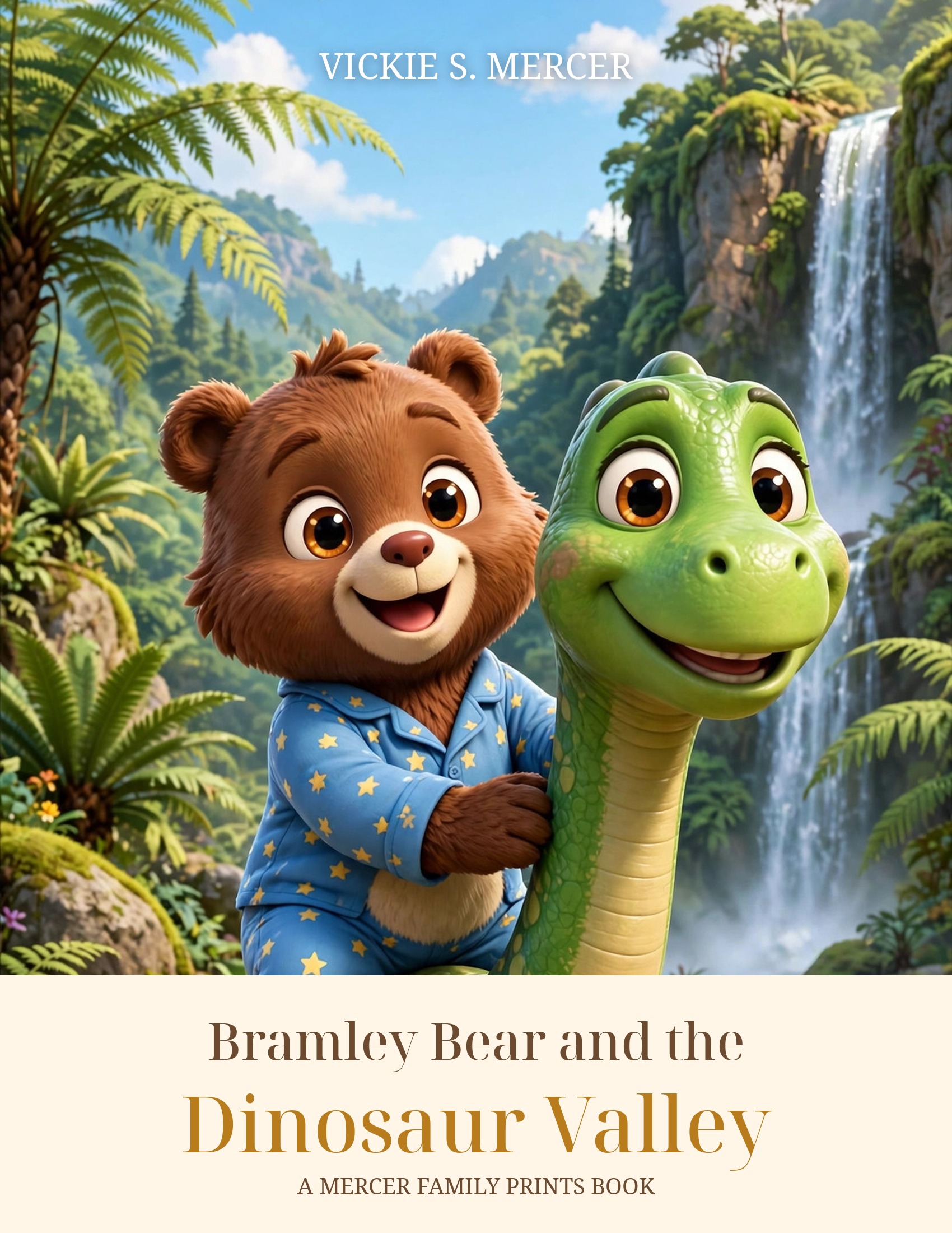 Bramley Bear and the Dinosaur Valley book cover