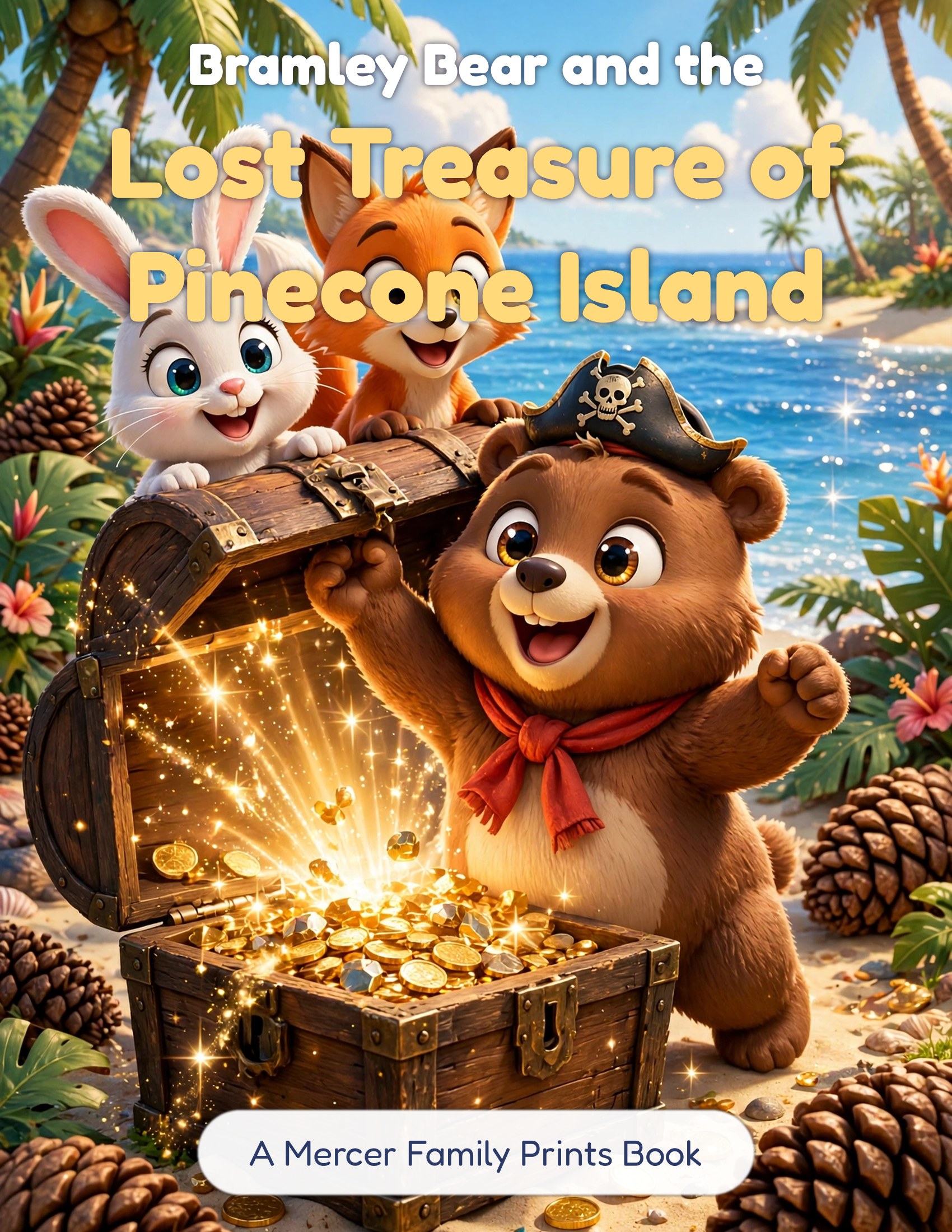 Bramley Bear and the Lost Treasure of Pinecone Island book cover